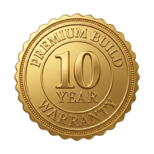 10 Year Premium Build Warranty